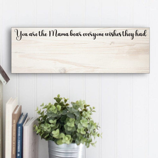 Personalized Mama Bear Wall Sign